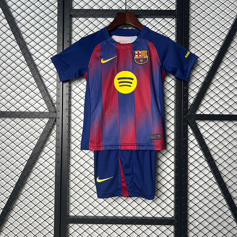 Barcelona Casa 25/26 - Bambino (pantaloncini inclusi)