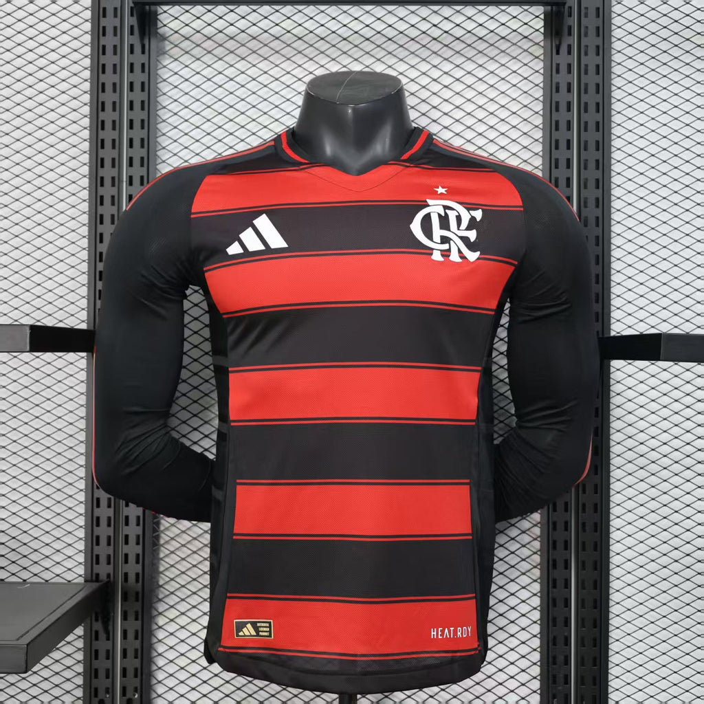 Flamengo Casa 25/26 - Versione Giocatore Maniche Lunghe