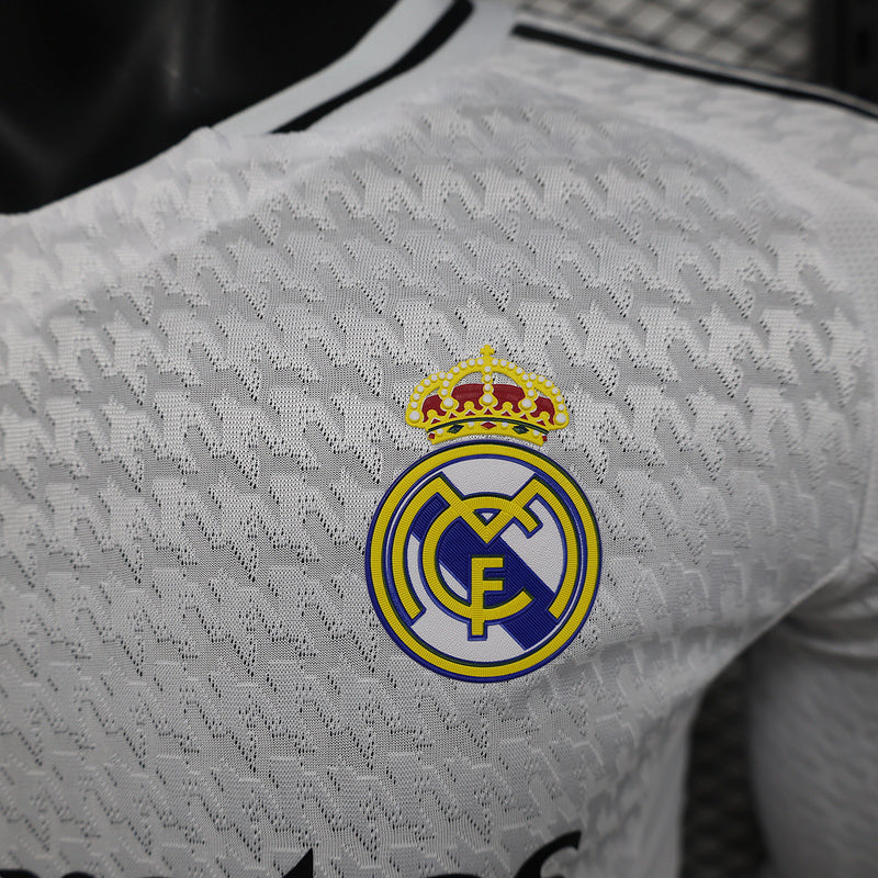Real Madrid Casa 24/25 - Versione Giocatore Maniche Lunghe