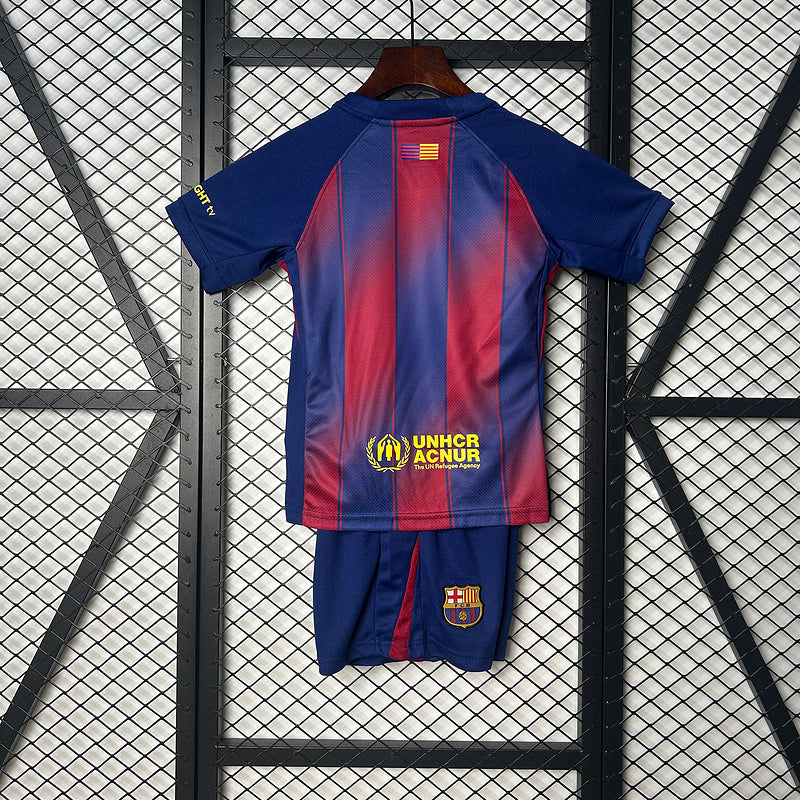 Barcelona Casa 25/26 - Bambino (pantaloncini inclusi)