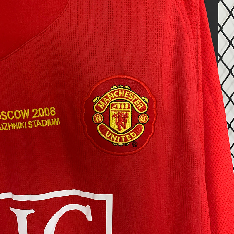 Retro Manchester United 07/08 - Maniche Lunghe