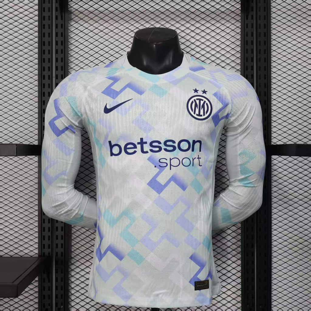 Inter Trasferta 25/26 - Versione Giocatore Maniche Lunghe