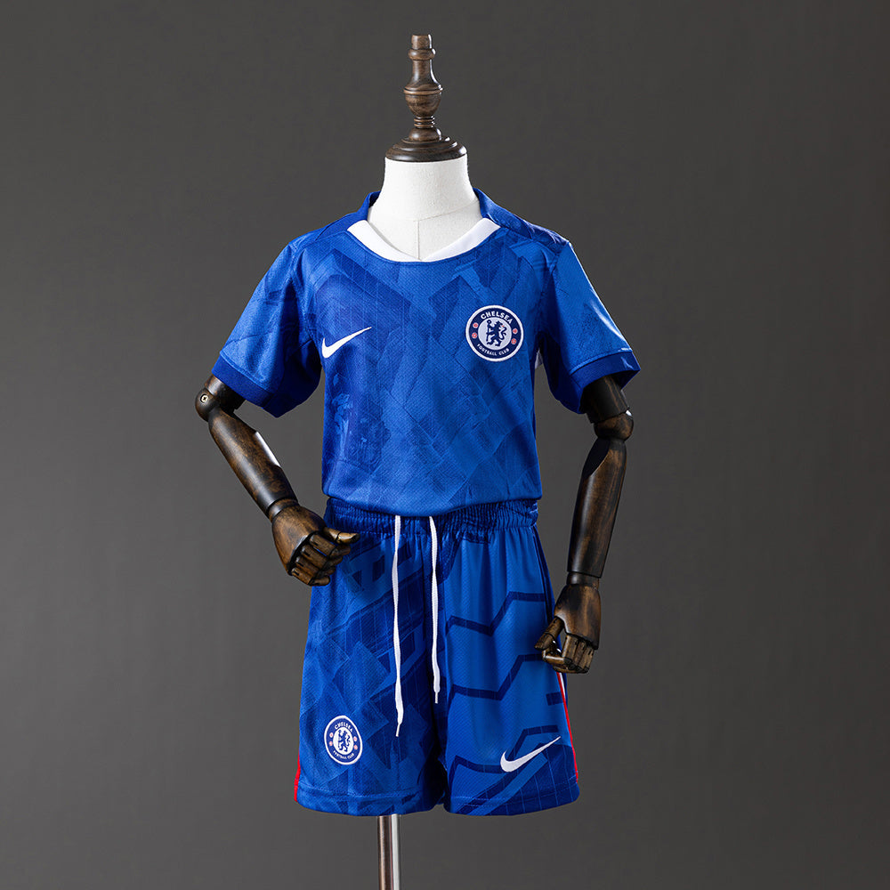 Chelsea Casa 25/26 - Bambino (pantaloncini inclusi)