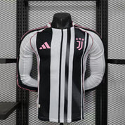 Juventus Casa 25/26 - Versione Giocatore Maniche Lunghe